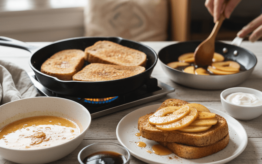 pain perdu aux pommes