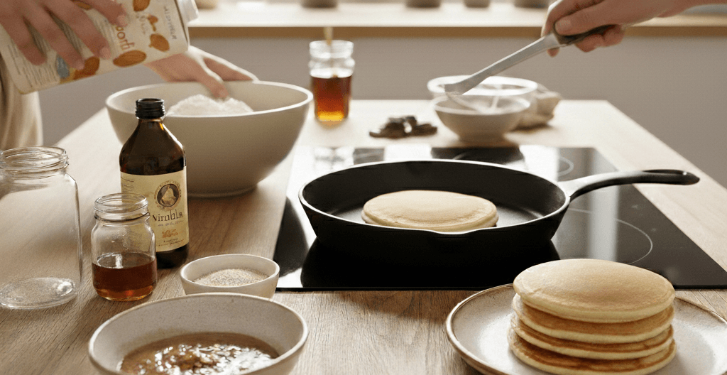 pancakes sans oeufs ni beurre