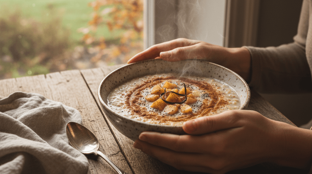 porridge aux pommes et chia