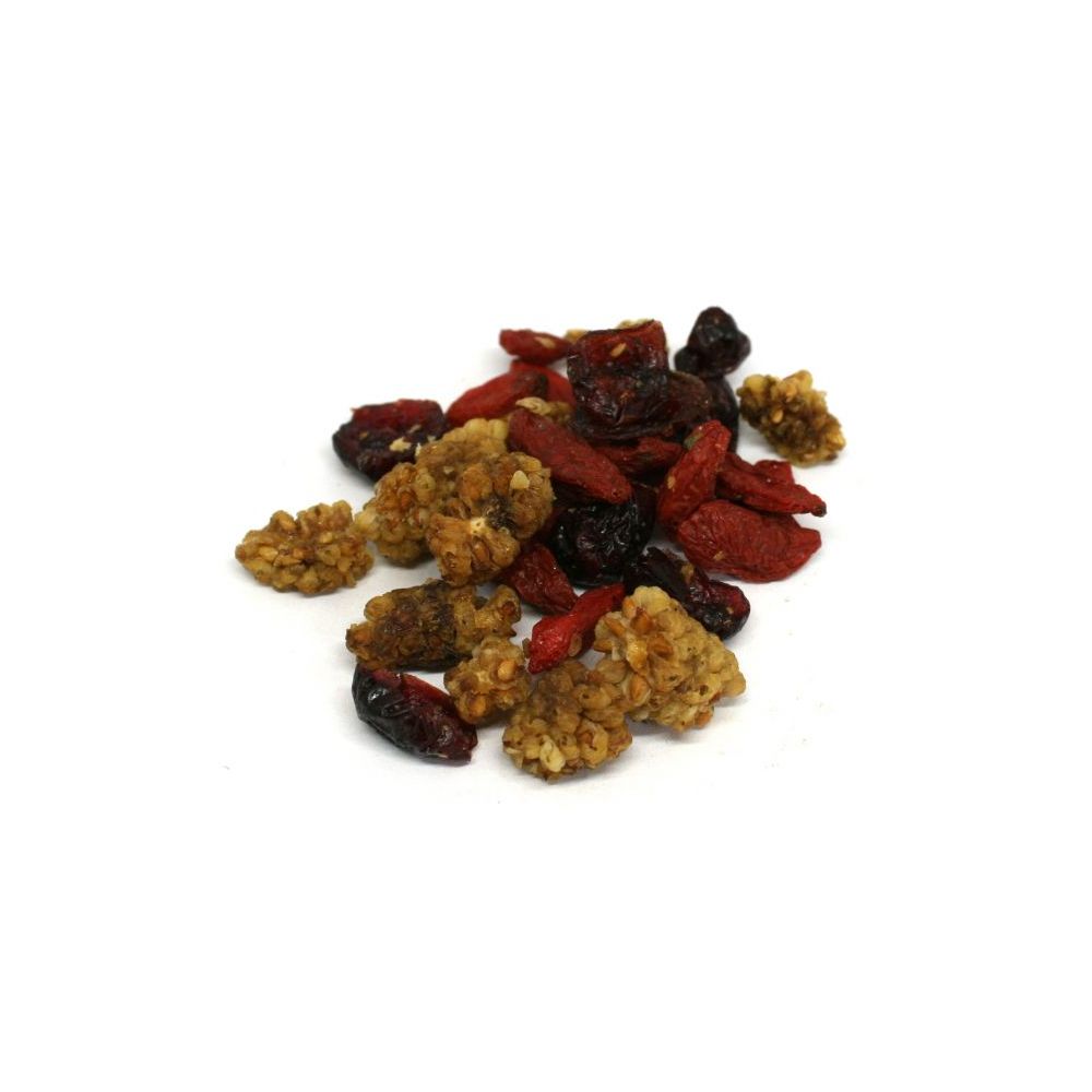 Mélange énergie 5 superfruits BIO*. 23,95€/kg