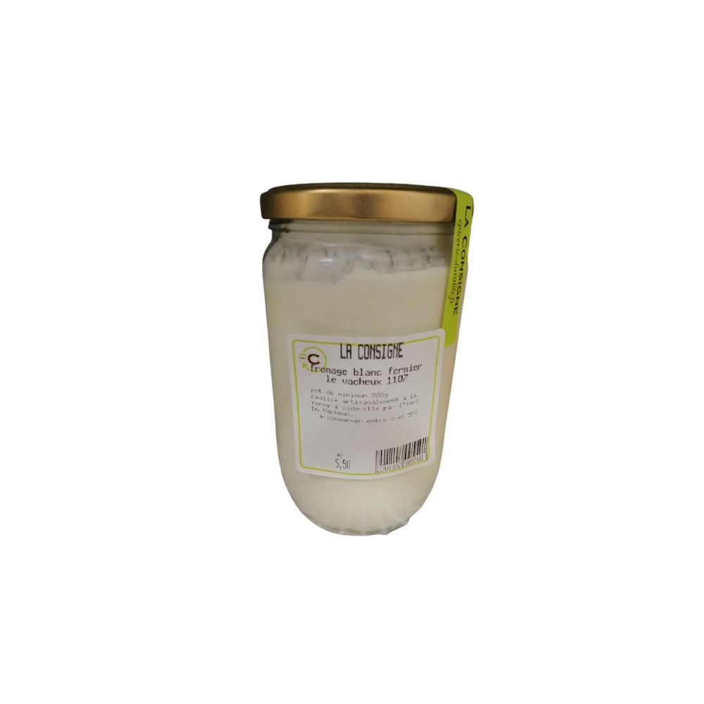 Fromage blanc fermier normand 500g .7,80€/kg