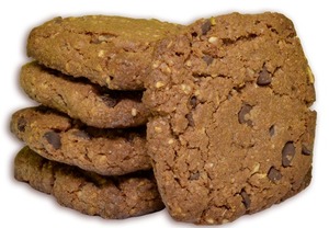 Biscuits carrés avoine chocolat BIO* normands. 19,90€/kg
