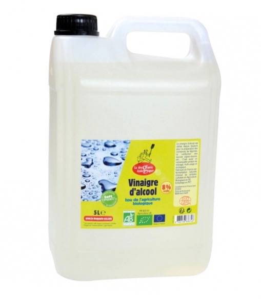 Vinaigre d'alcool 8° BIO bidon 5L