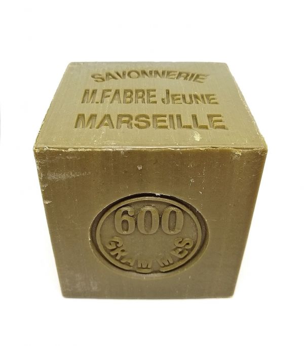 Savon de Marseille vert, à l'huile d'olive, 600g