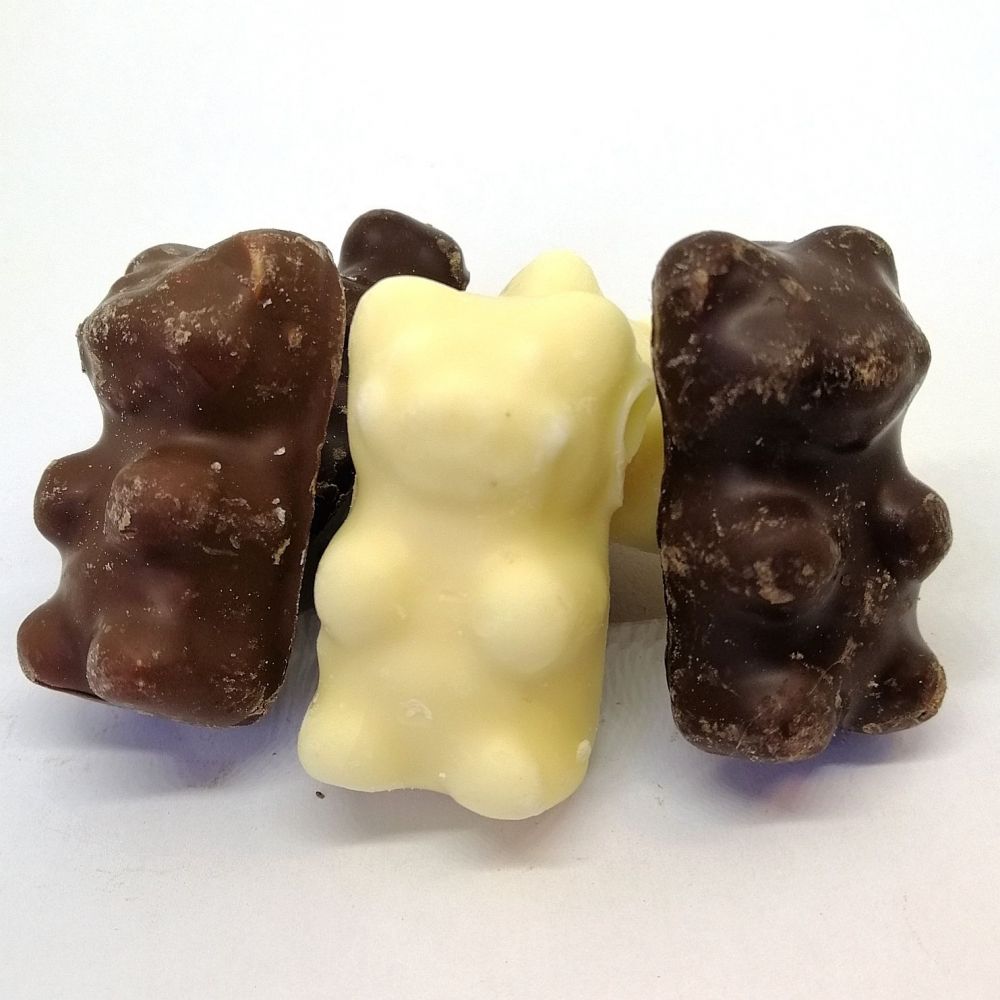 Guimauves oursons 3 chocolats. 12,95€/kg