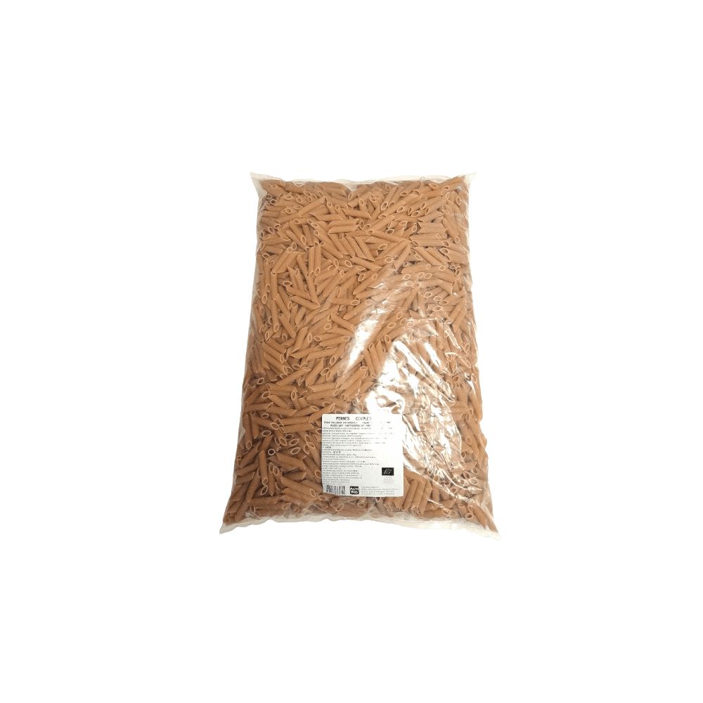 Pâtes penne complètes BIO* 5kg