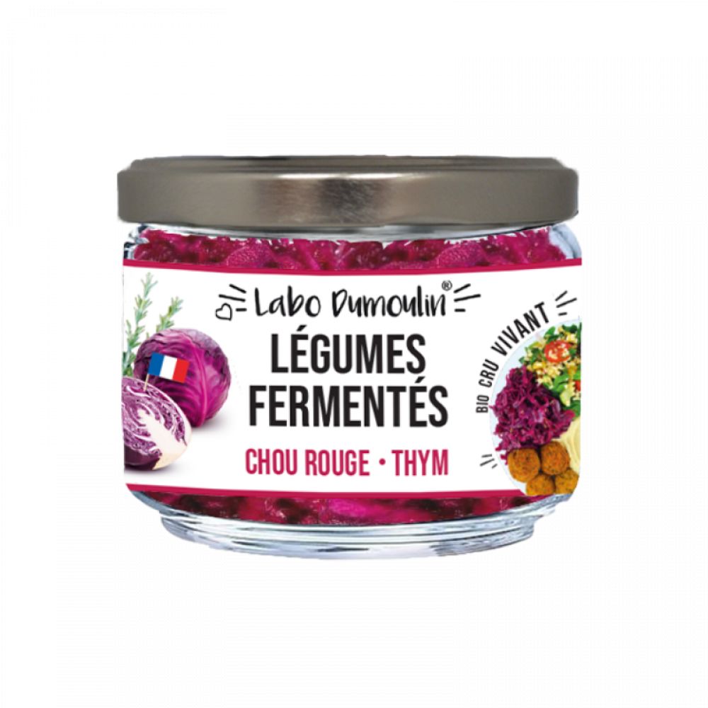 Légumes fermentés chou rouge thym 180g