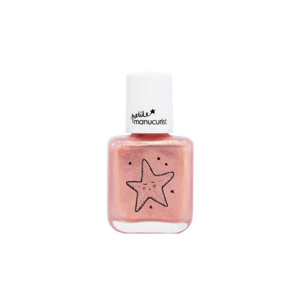 Vernis à ongles Stella l'étoile de mer rose  brillant pailleté