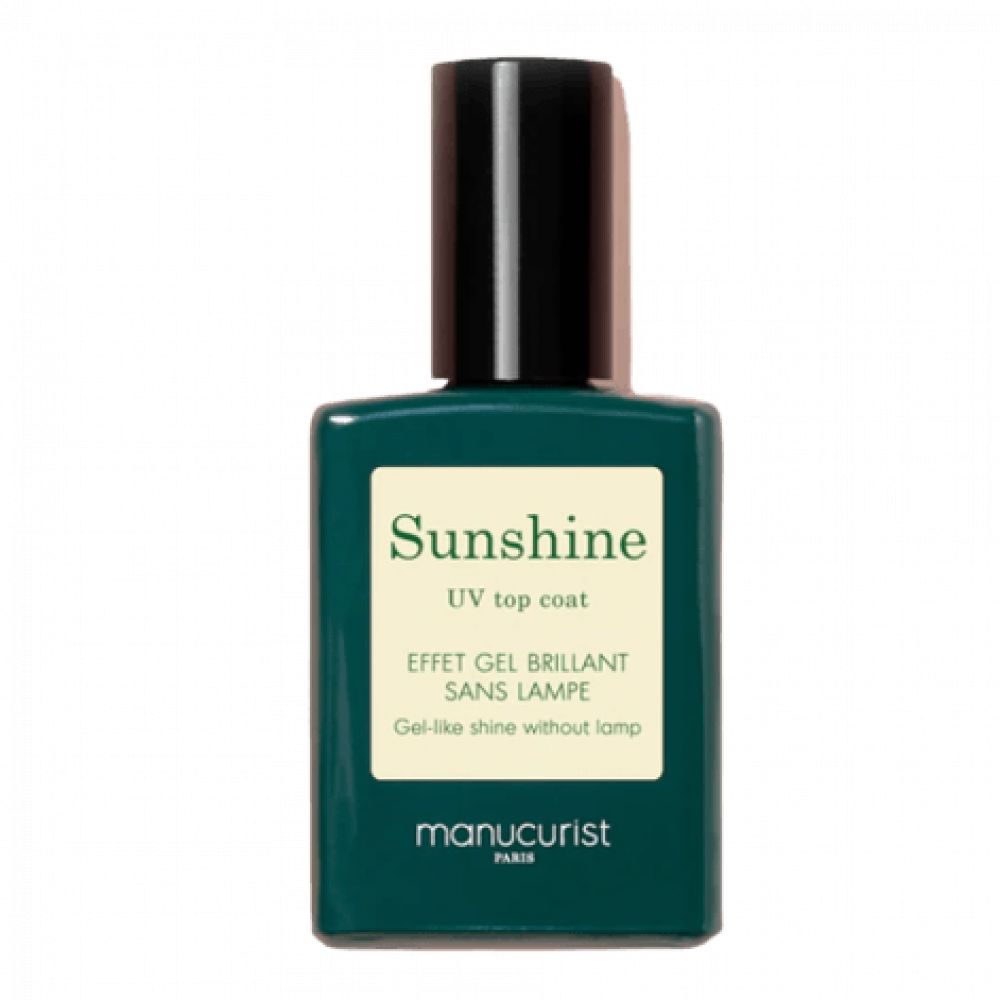 Top coat ongles  effet gel sunshine green15ml