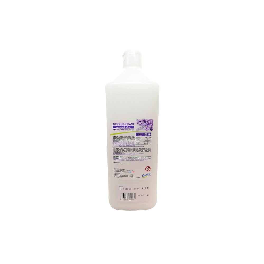 Assouplissant lavande BIO bouteille 1L. 4,90€/kg