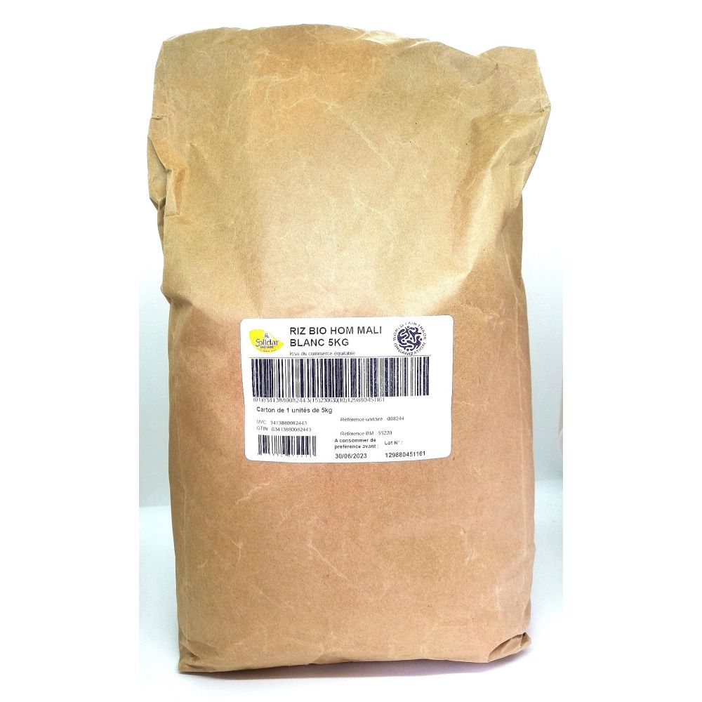 Riz thai blanc BIO* Artisans du monde 5kg