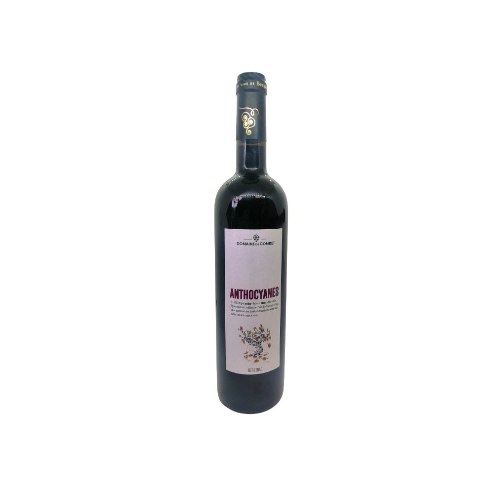 Vin rouge BIO* Bergerac AOC Anthocyanes