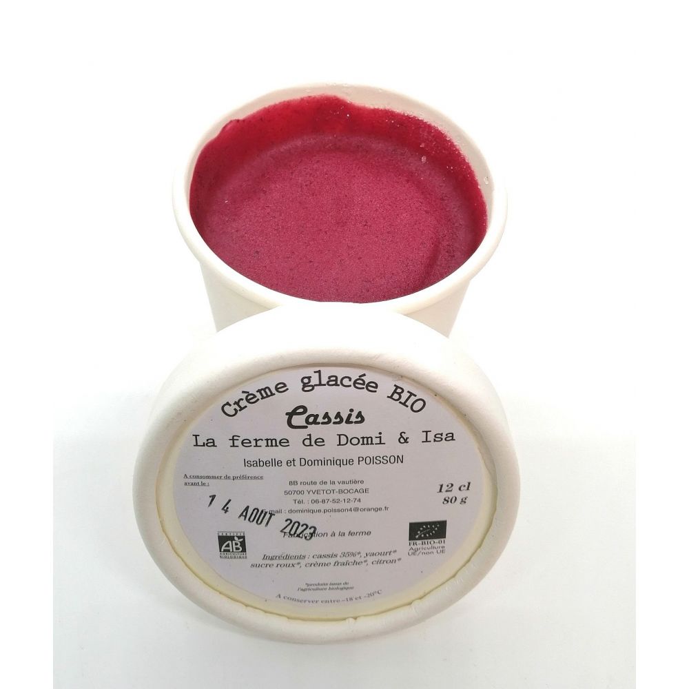 Glace cassis 120ml BIO*