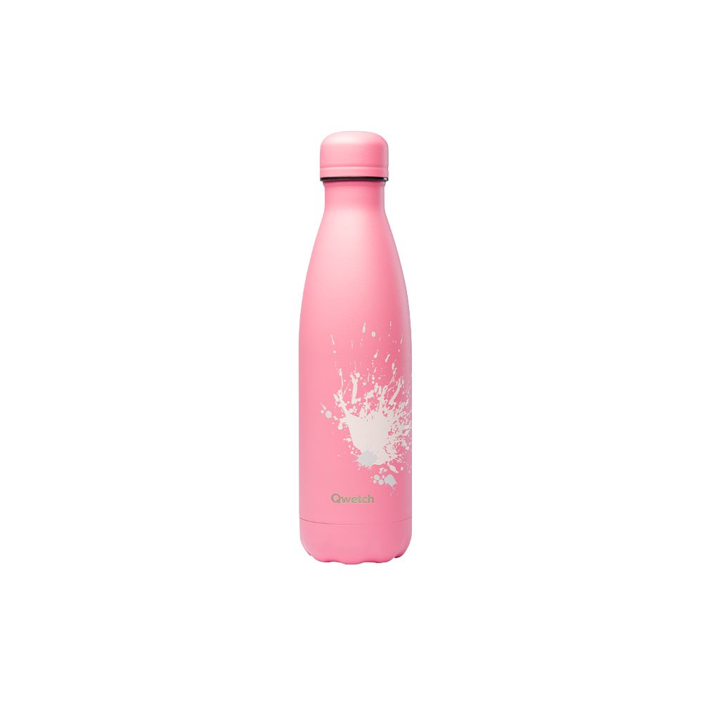 Gourde bouteille isotherme 500ml rose spray