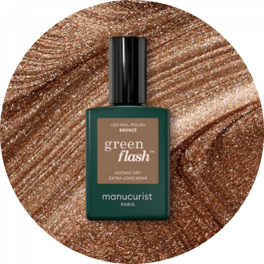 Vernis à ongles green flash 15ml bronze