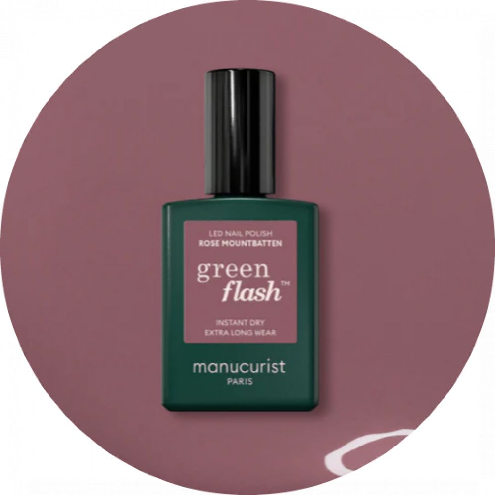 Vernis à ongles green flash 15ml rose Mountbatten