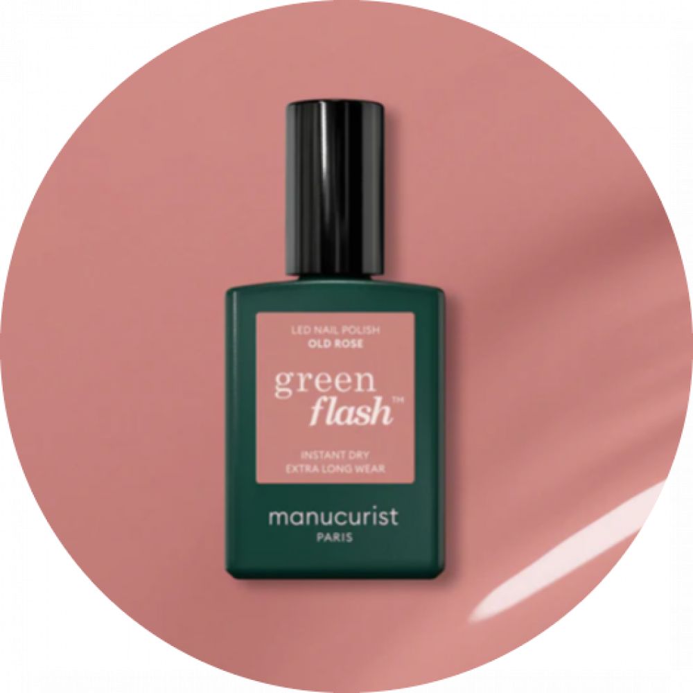 Vernis à ongles green flash 15ml old rose