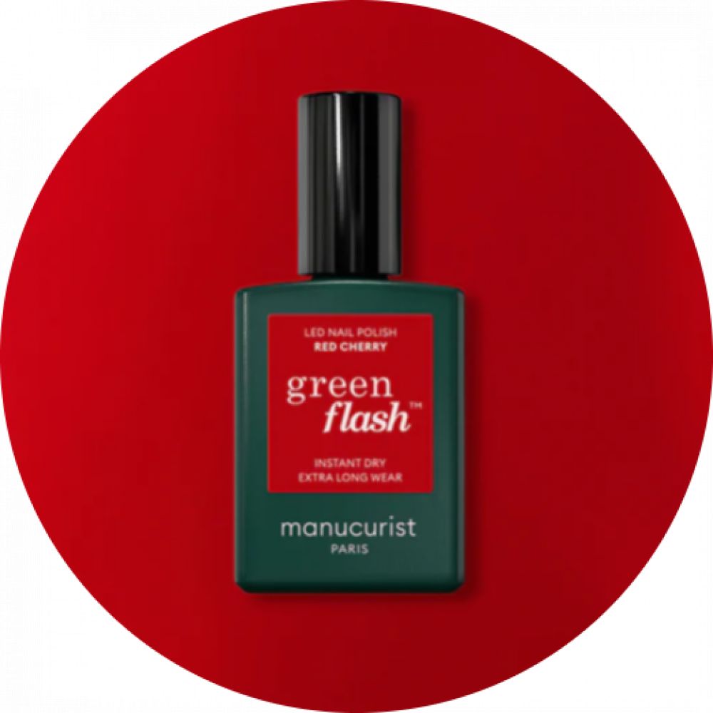 Vernis à ongles green flash 15ml red cherry