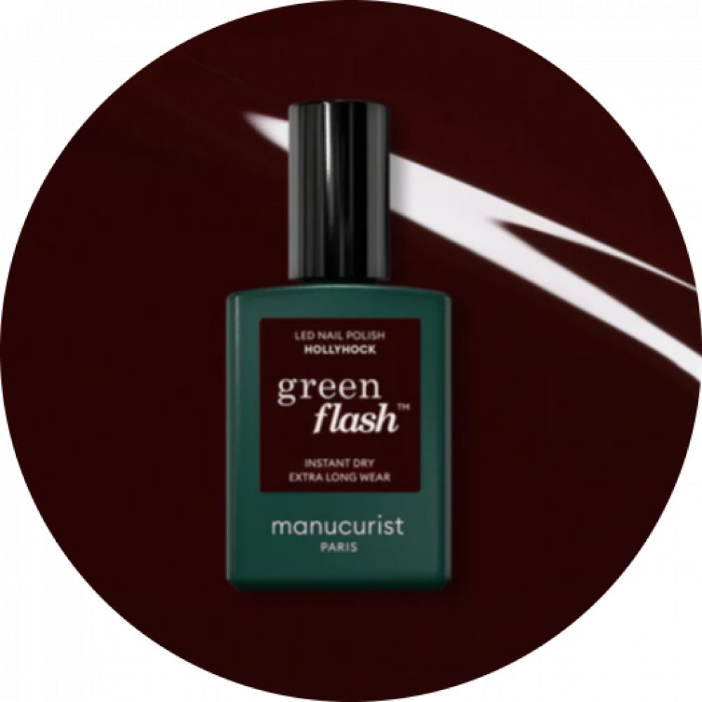 Vernis à ongles green flash 15ml hollyhock