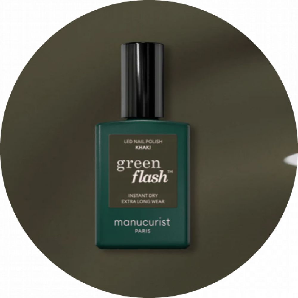 Vernis à ongles green flash 15ml khaki