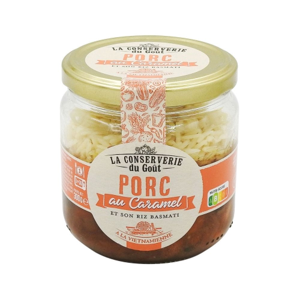 Porc au caramel bocal 1 personne