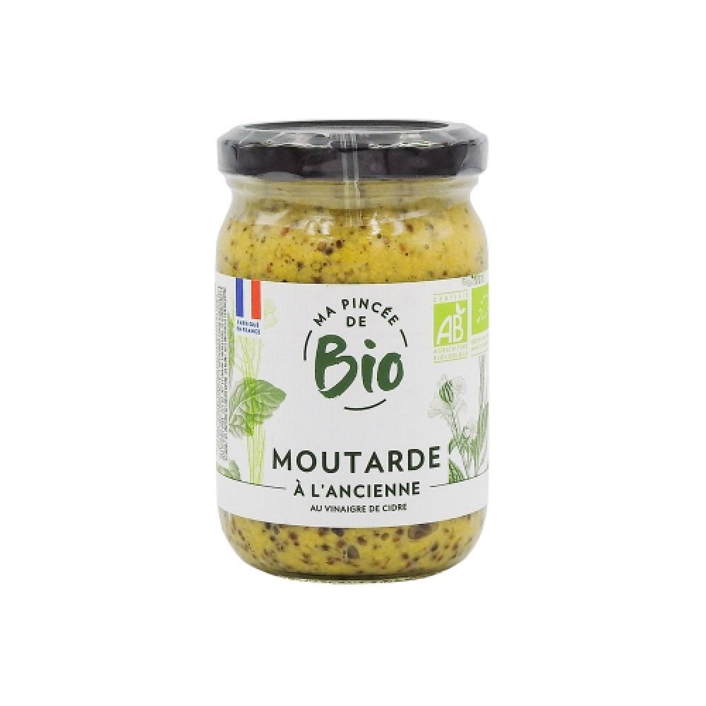 Moutarde à l'ancienne BIO* 200g