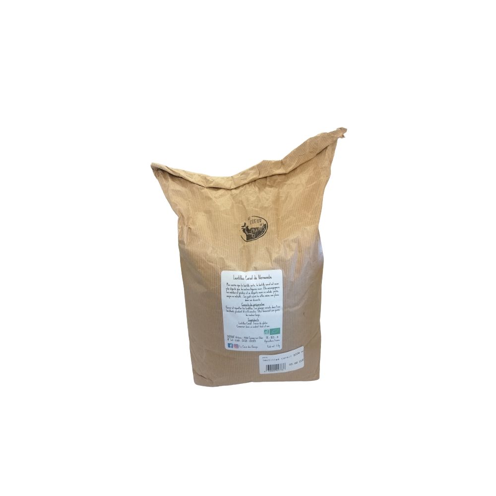 Lentilles corail BIO* normandes 5kg