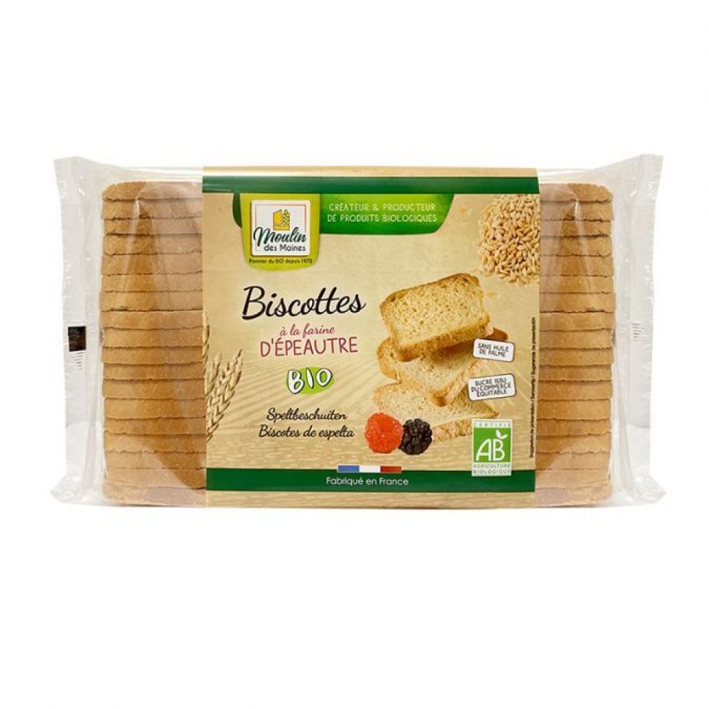 Biscottes d'épeautre BIO*400g