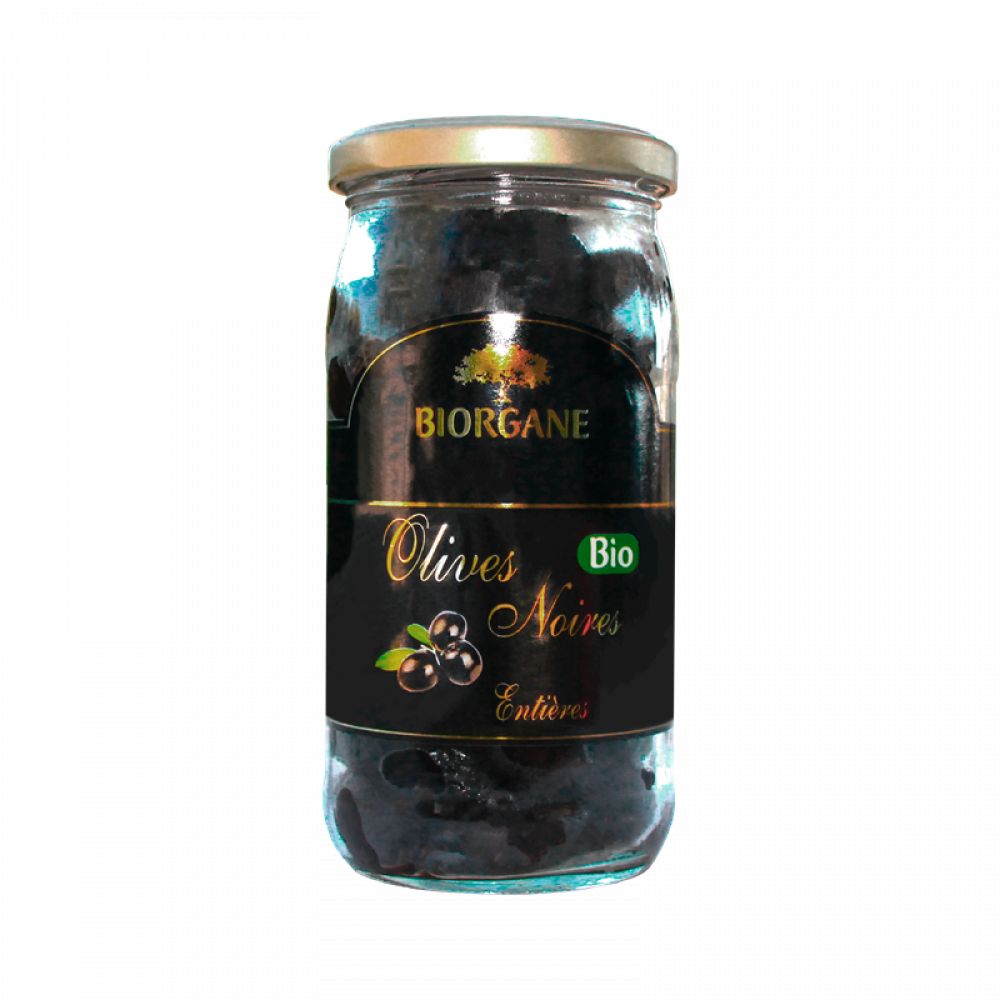 Olives noires entières BIO* 230g