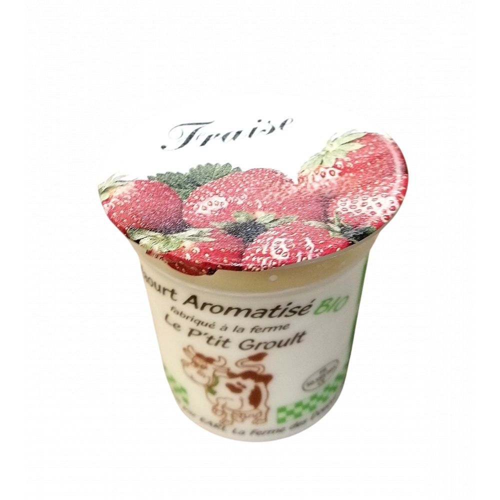 Yaourt Aromatisé Fraise BIO