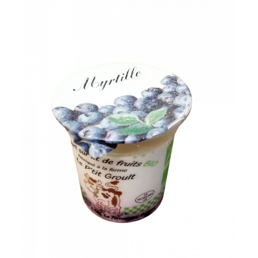 Yaourt Coulis myrtille BIO