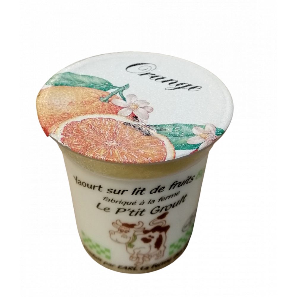 Yaourt Coulis Orange BIO