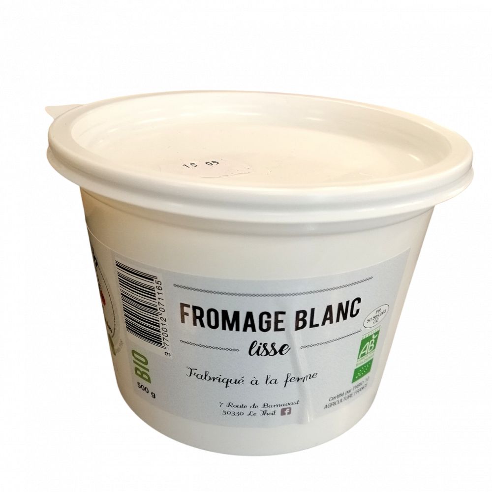 Fromage blanc 20% battu BIO 500g