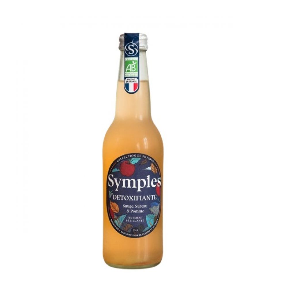 Infusion pétillante détoxifiante BIO 33cl