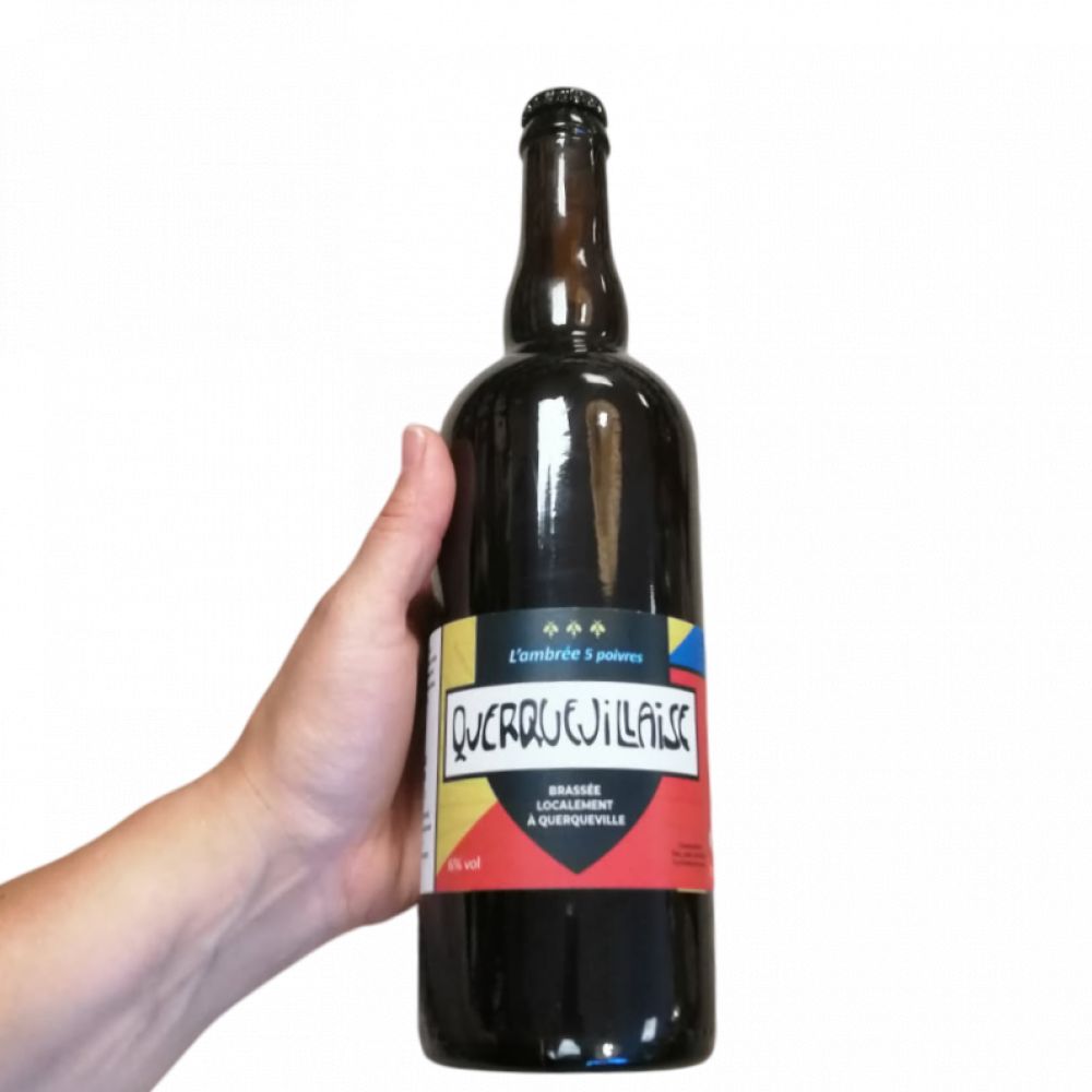 Bière Querquevillaise ambrée 75cl