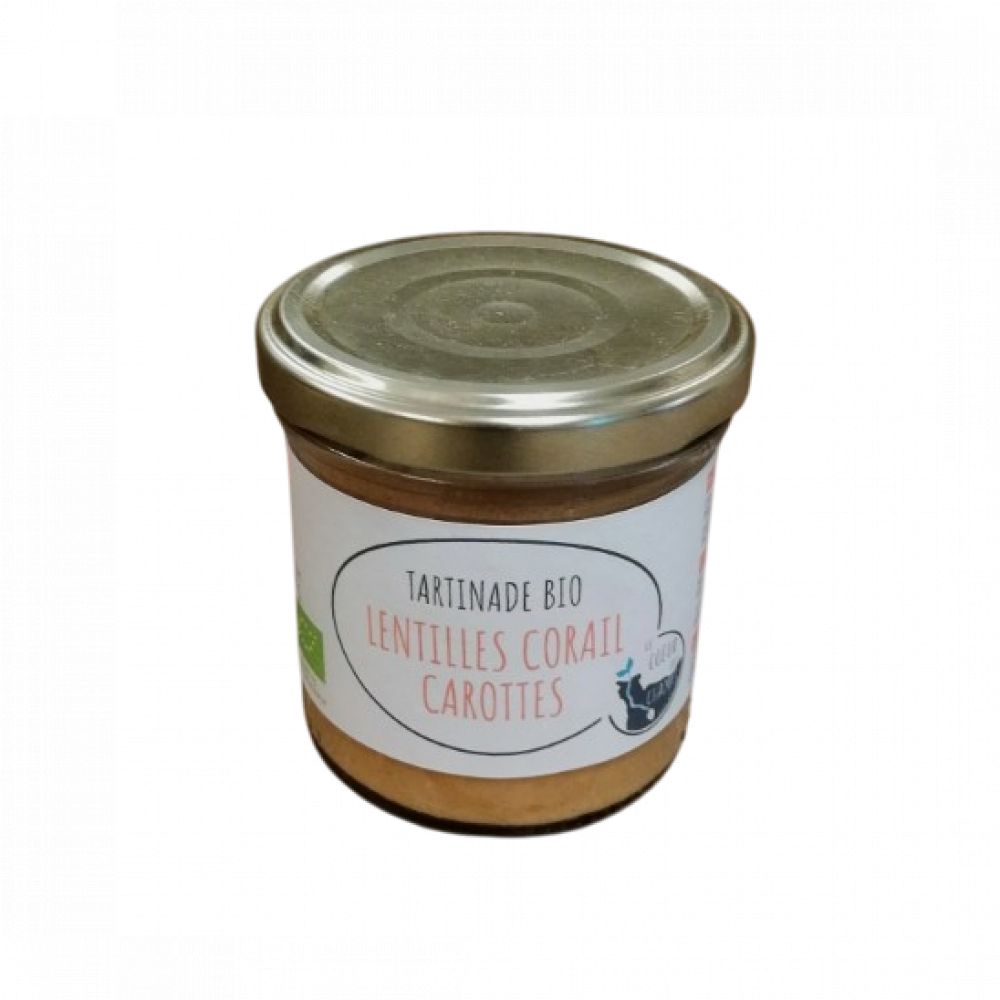 Tartinade lentille corail BIO* 130g