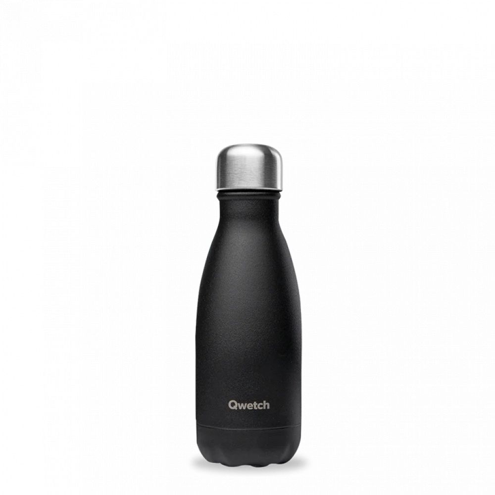 Gourde bouteille isotherme noir mate 260ml