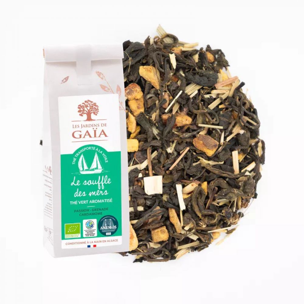 Thé vert voile Souffle des mers  BIO 80g