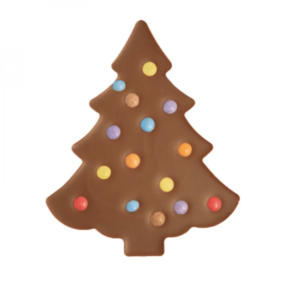 Tablette sapin BIO chocolat lait bonbons 80g