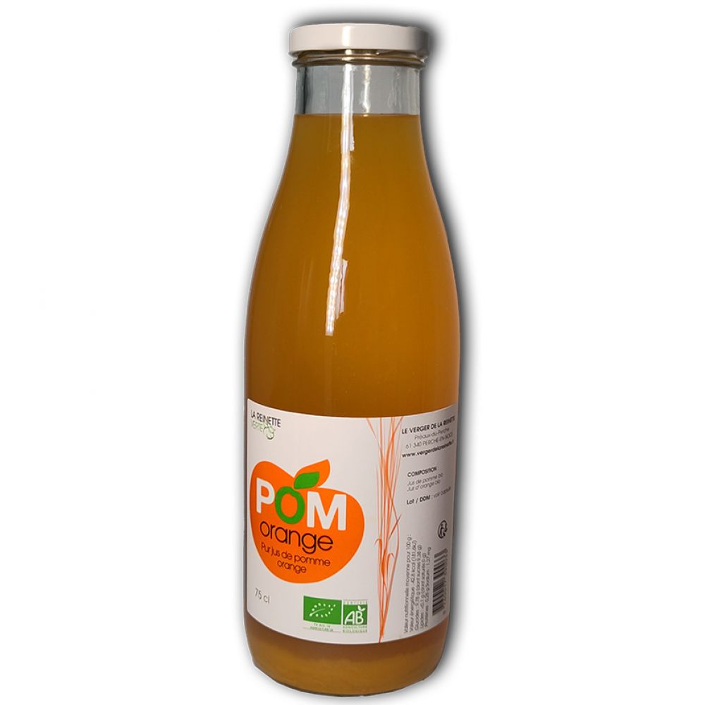 Jus pomme orange BIO 75cL