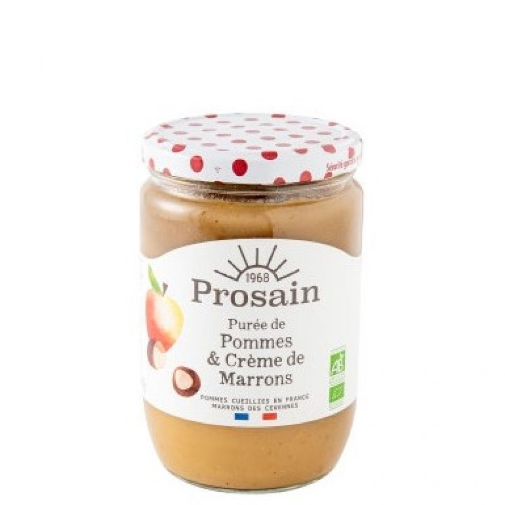 Purée pomme crème de marrons BIO 620g