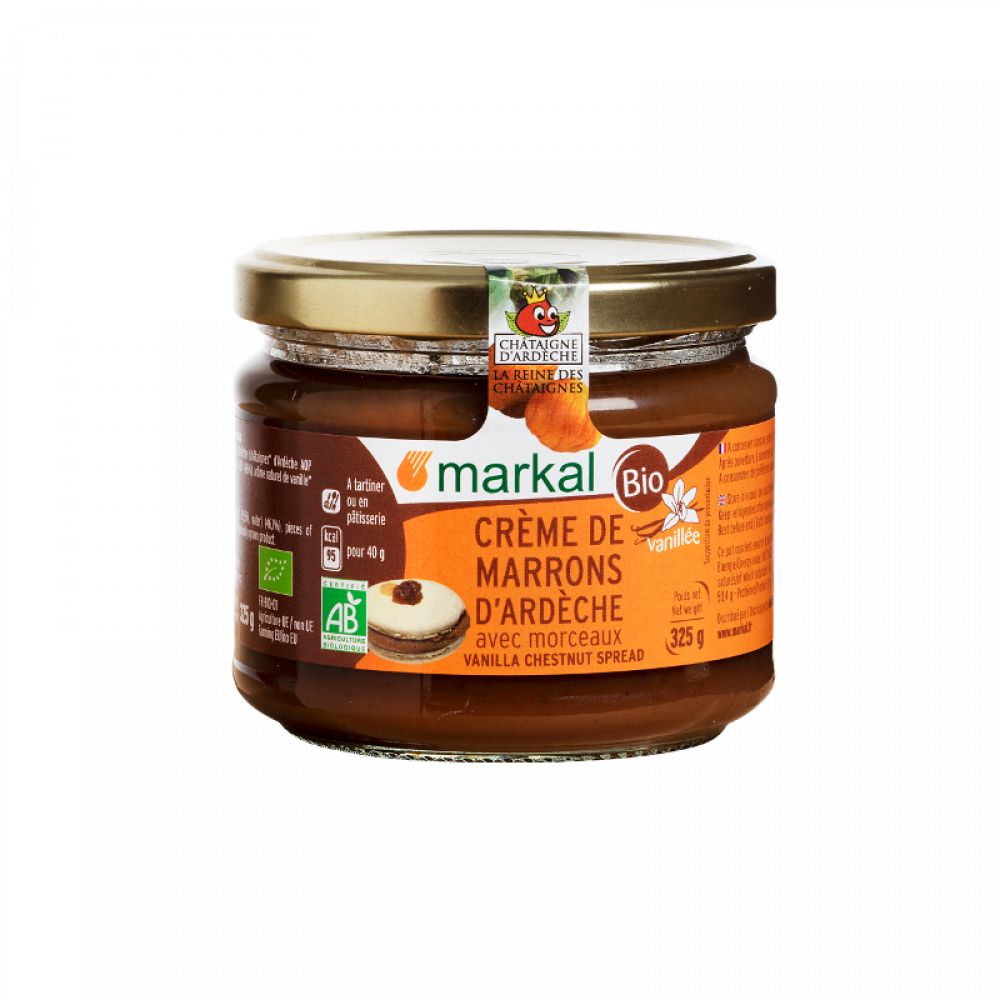Crème de marrons vanillée BIO 325g