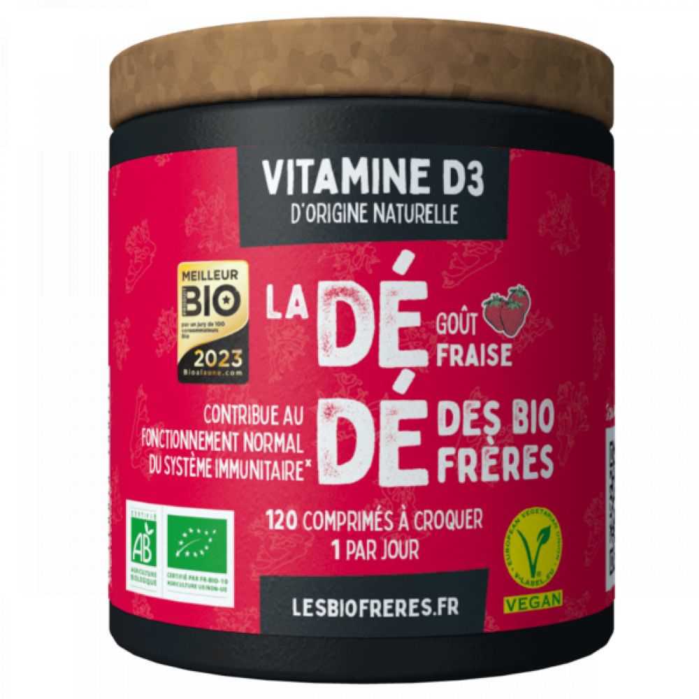 Vitamine D BIO 120 comprimés à croquer