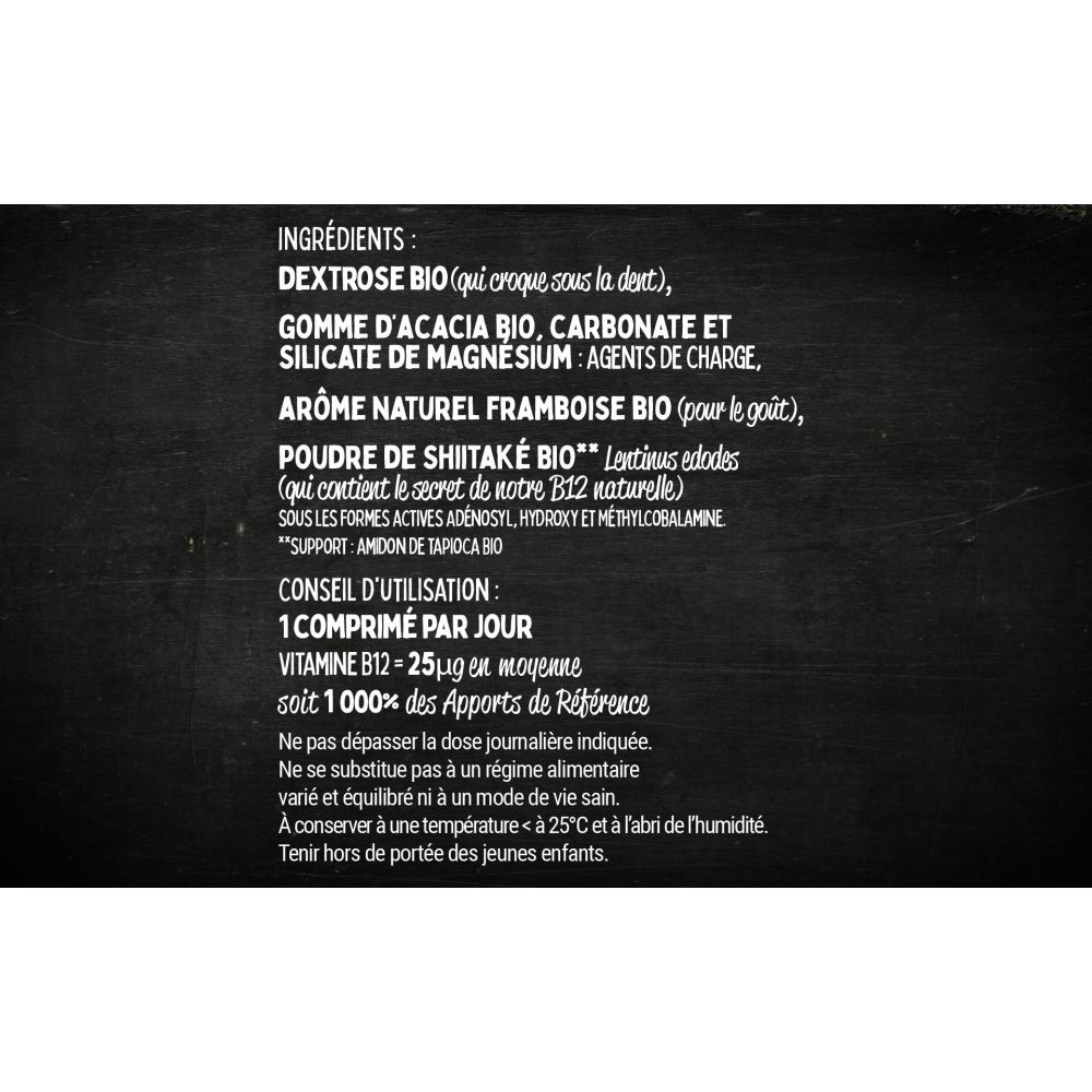 Vitamine B12 BIO 120 comprimés à croquer