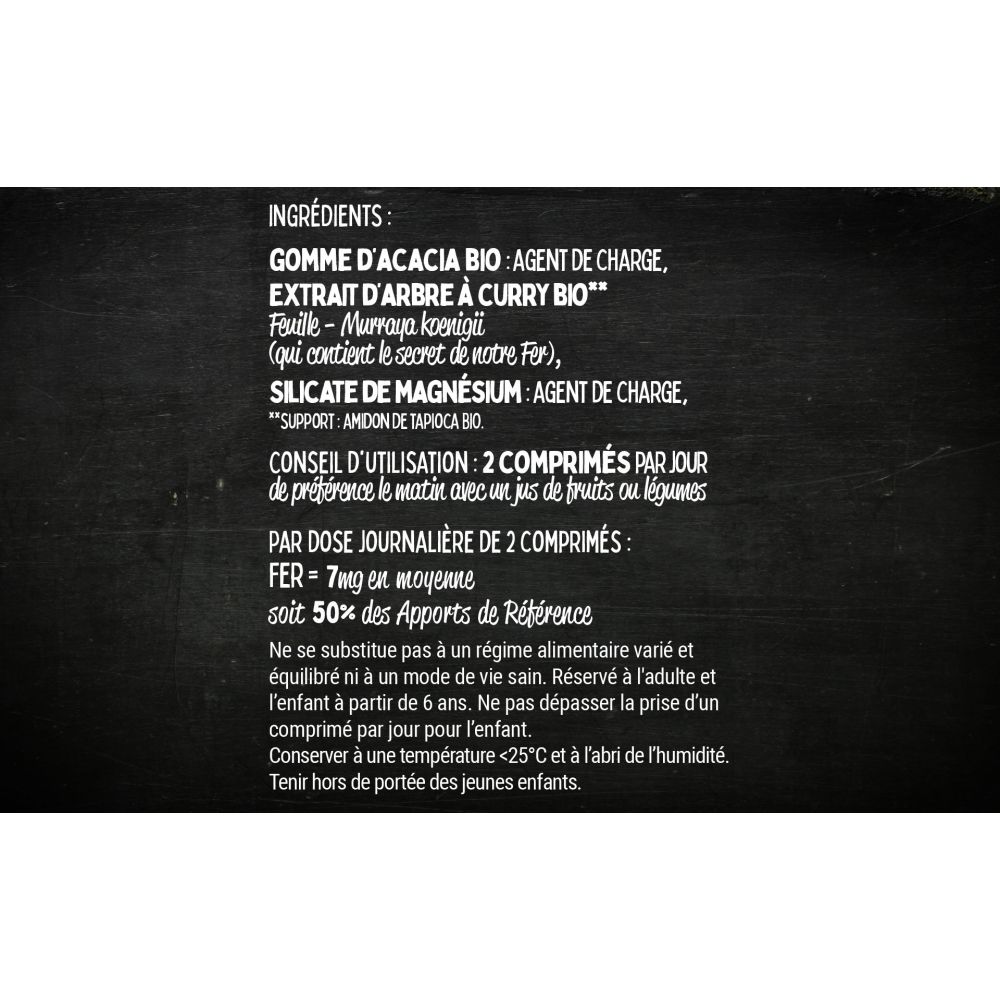 Fer BIO 90 comprimés à croquer