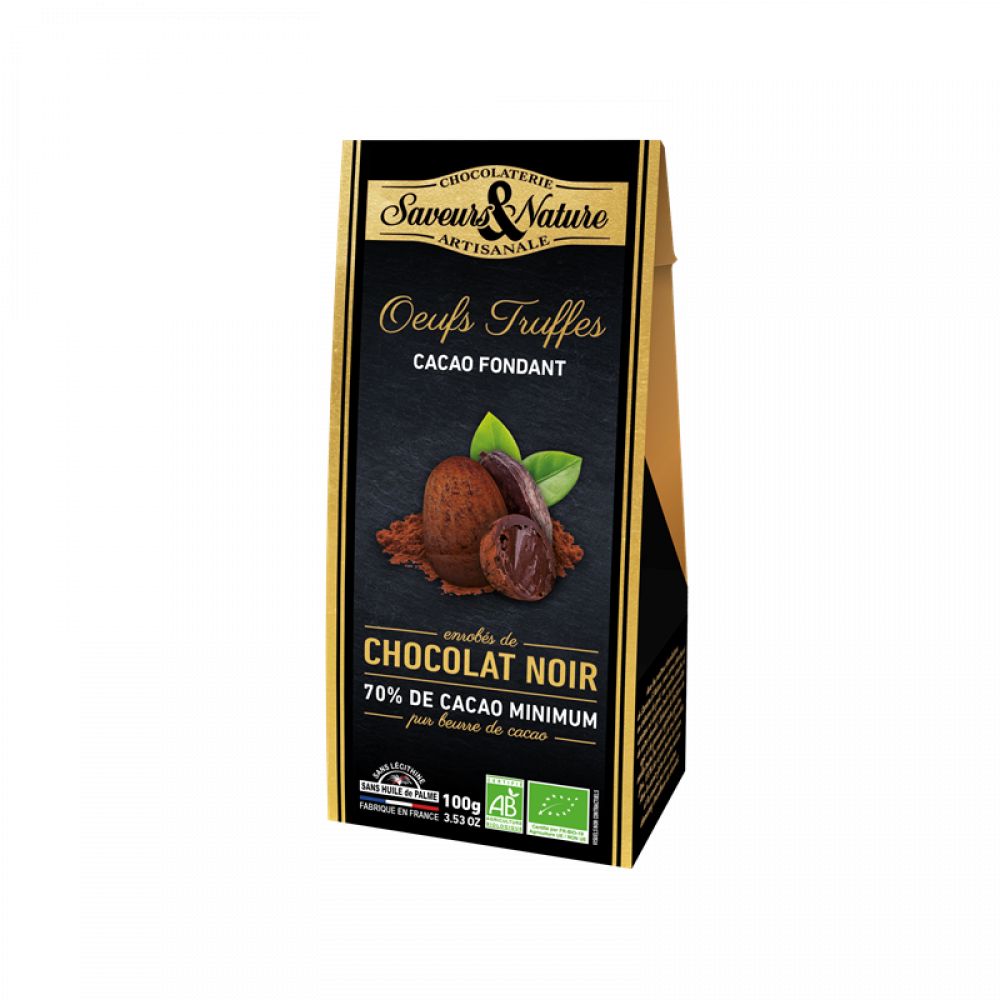 œufs truffés BIO Ballotin 100g