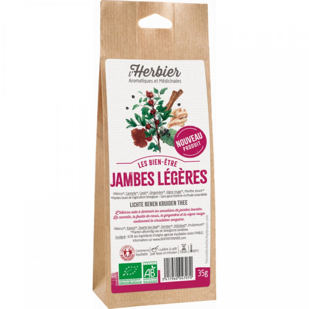 Tisane Mélange jambes légères 35g