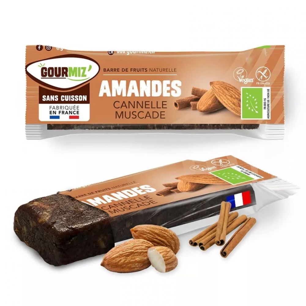 Barre fruits amande cannelle muscade BIO