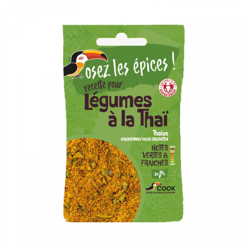 Mélange épices légumes à la Thaï BIO