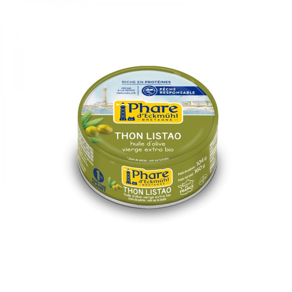 Thon huile d'olive BIO 160 g